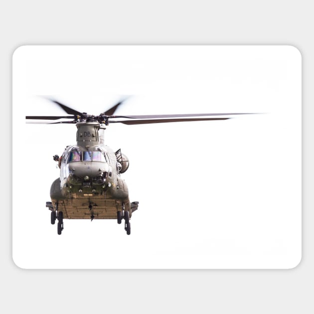 RAF Chinook ZD574 Sticker by captureasecond